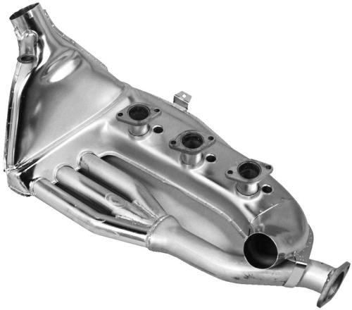 911 1974-76 Heat Exchanger Polished Stainless Steel Left