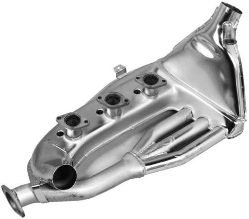 911 1974-76 Heat Exchanger Polished Stainless Steel Right