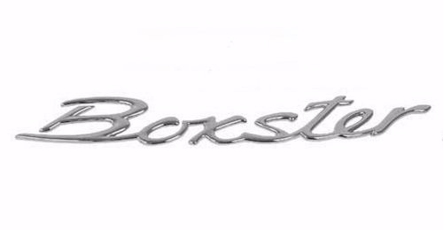 "Boxster" Badge in Chrome