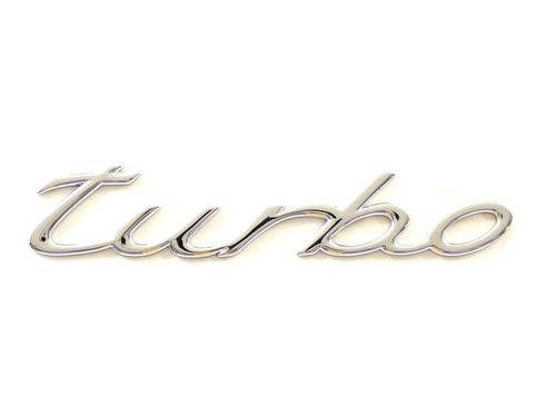 993 / 996 / 997 "turbo" Badge in Chrome