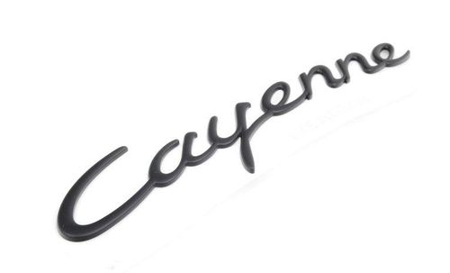 "Cayenne" Badge in Black