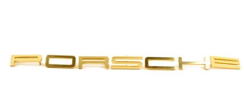 PORSCHE Individual Letters Gold for 911