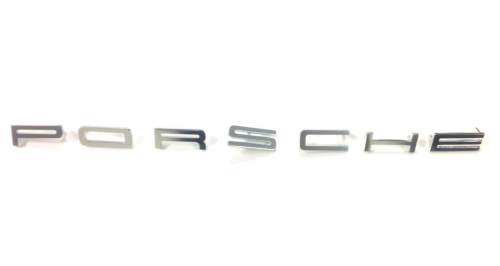 PORSCHE Individual Letters Silver for 911