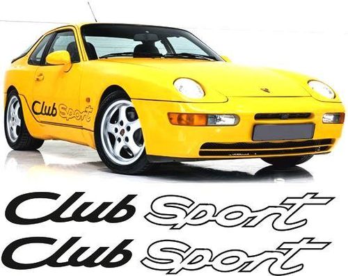 968 "Club Sport" Side Decals