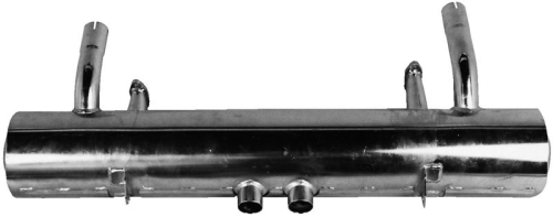 356B & C Rear Exhaust Box Stainless Steel