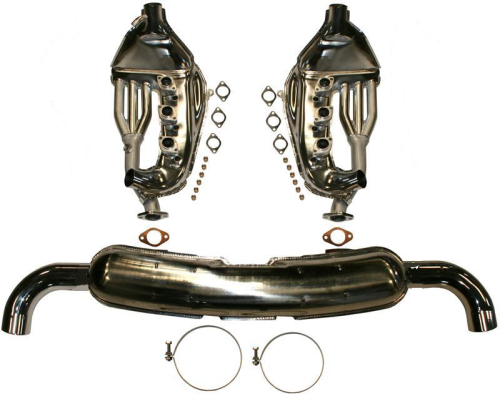 911 1974-76 Sports Exhaust Package Stainless Steel Twin Outlet