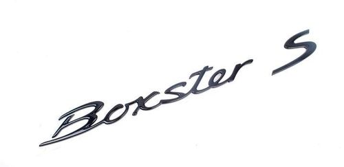 "Boxster S" Badge in Gloss Black for 987