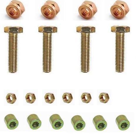 911 1965-75 Exhaust Nut & Bolt Set Stainless Steel