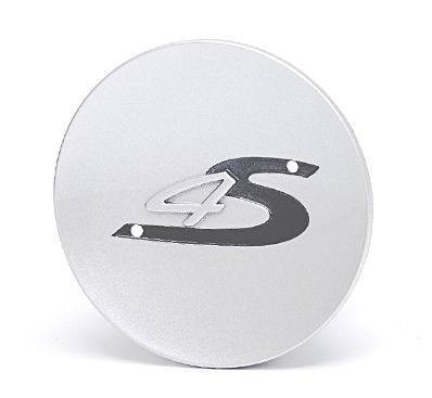 Silver Plastic Hubcap with "4S" Logo