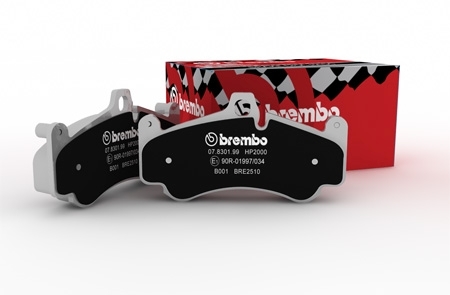 Brembo HP Boxster 987 09>> & Boxster 987 S 2009 only Rear Brake Pad Set