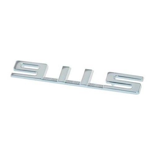 "911S" 1964-70 Glove Box Badge in Silver