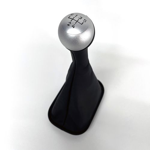 964 Silver Alloy Gearshift Gearknob & Boot Complete