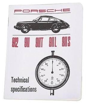 Factory Spec. Book 911 1965-68