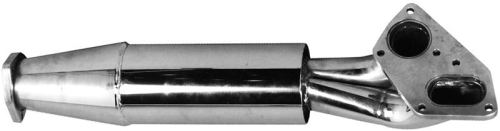 911 1976-89 Pre Silencer Polished Stainless Steel