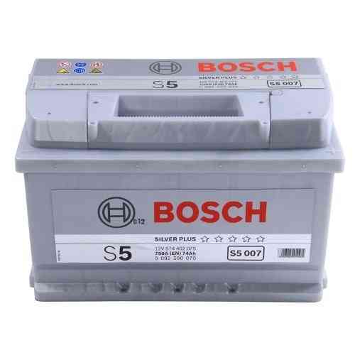 Bosch Silver S5 - 74 amp hour Battery S5007