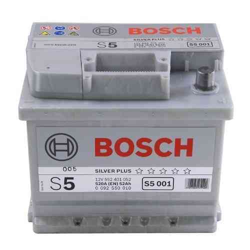 Bosch Silver S5 - 52 amp hour Battery S5001