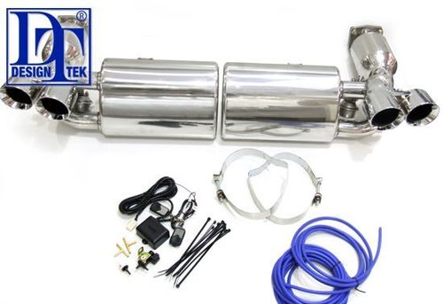 997 Turbo >>09 Sport Valvetronic Exhaust System with 200 Cell Cats