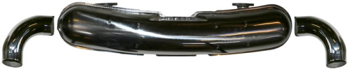 911 1976-89 Sports Exhaust Box Polished Stainless Steel Dual Outlets