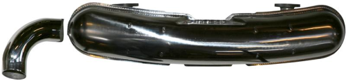 911 1984-89 Sports Exhaust Box  Polished Stainless Steel Single Outlet