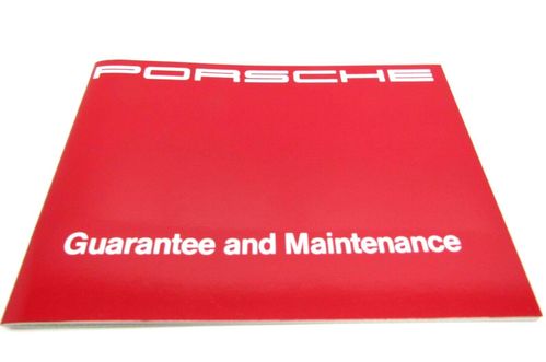 964 Guarantee & Maintenance Book 1992