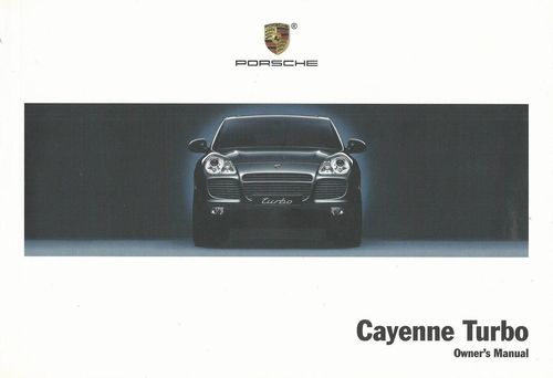 Owners / Drivers Manual Cayenne Turbo >>06