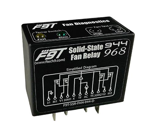 944 / 968  Soild State Twin Cooling Fan Relay + Diagnostics
