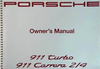Owners / Drivers Manual 964 1991