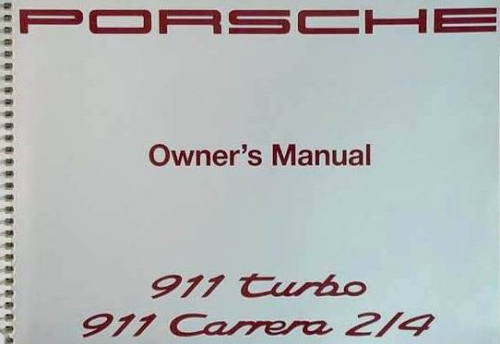 Owners / Drivers Manual 964 1990